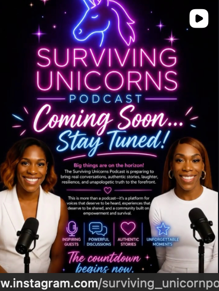 Surviving Unicorn Podcast coming soon poster
